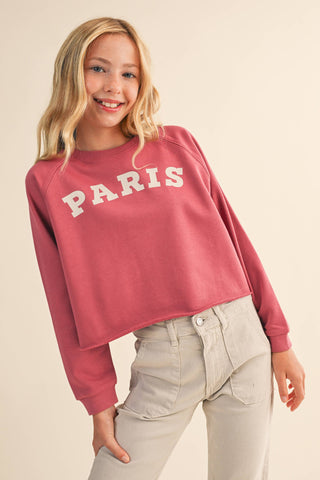 Girls Raglan Sweatshirt