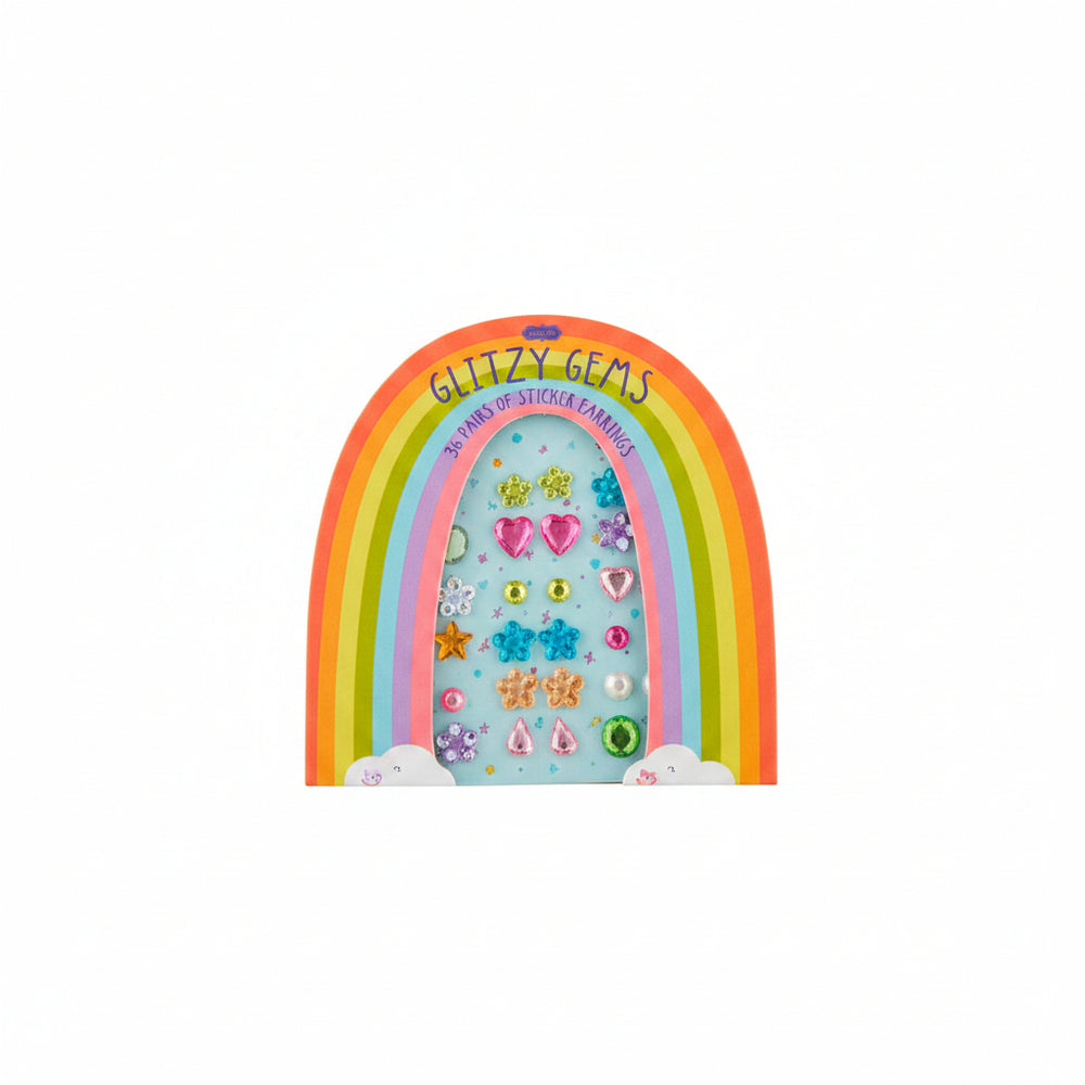 Glitzy Gems Stick On Earring Set