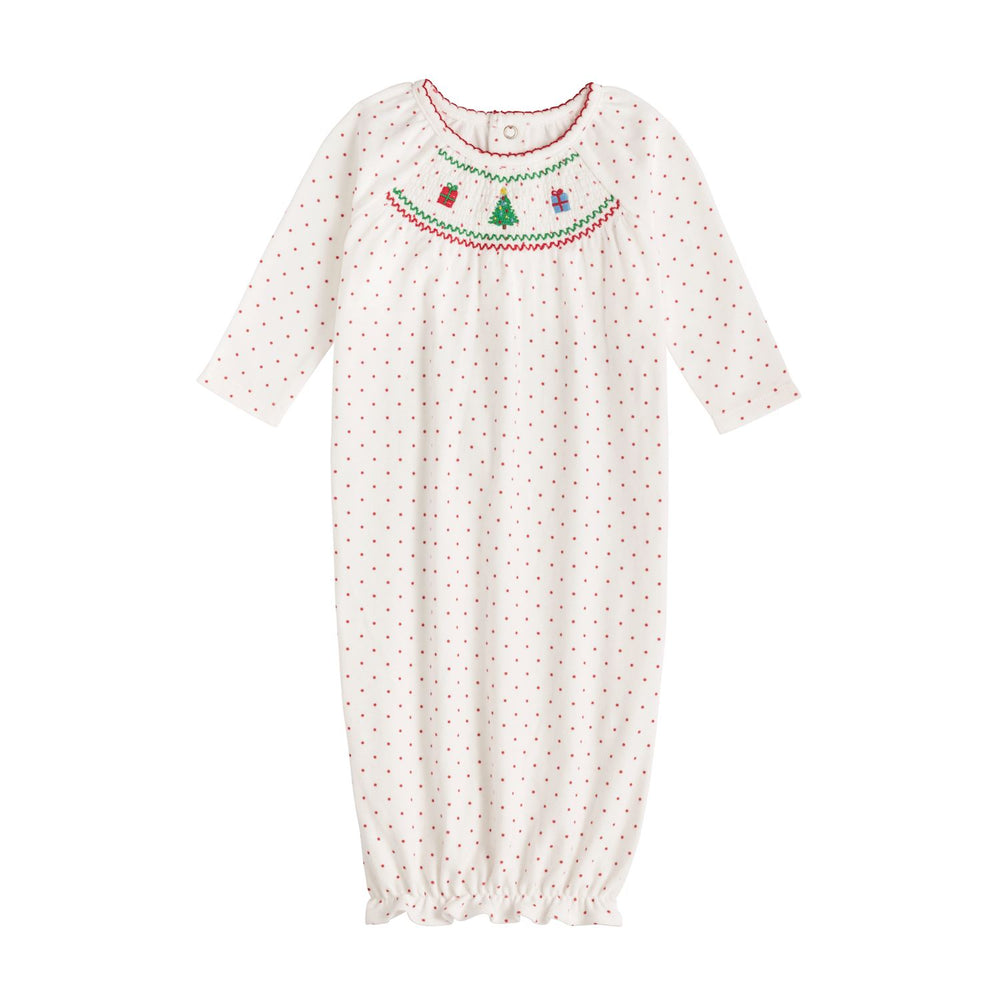 Christmas Smocked Gown