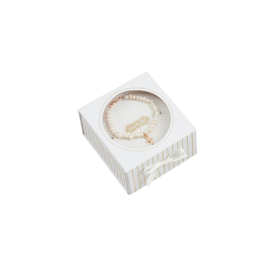 Boxed Cross Bracelet
