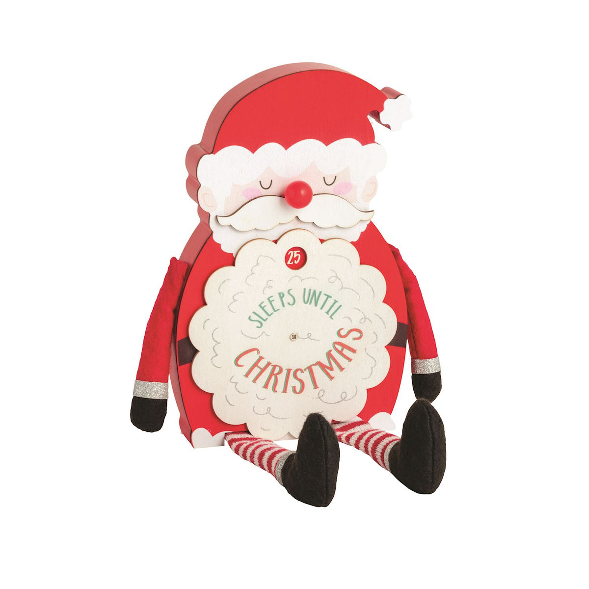 Sleeps Until Christmas Santa Sitter