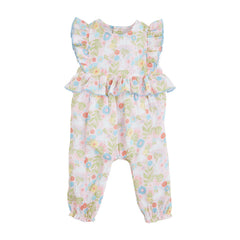 Floral Print Longall Romper