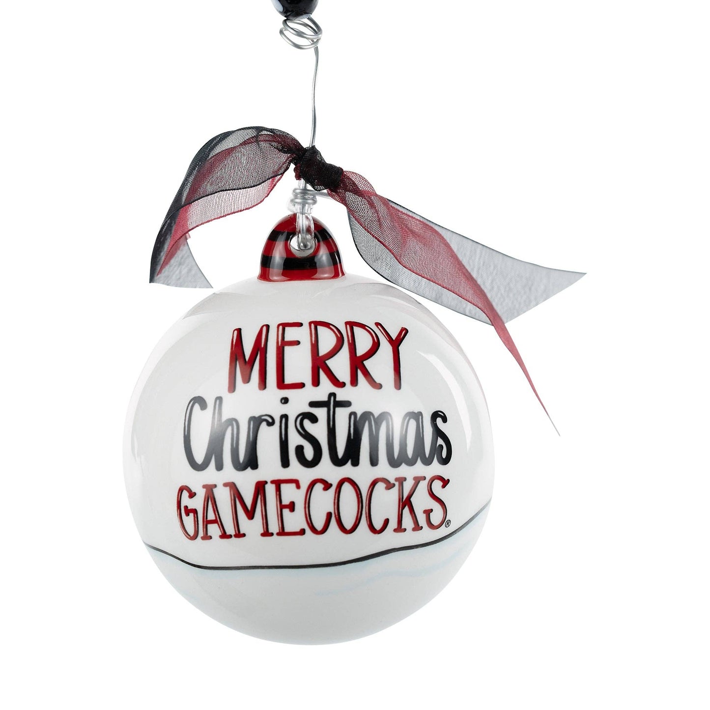 Glory Haus - Merry Christmas South Carolina Santa Ornament - Holiday Deco