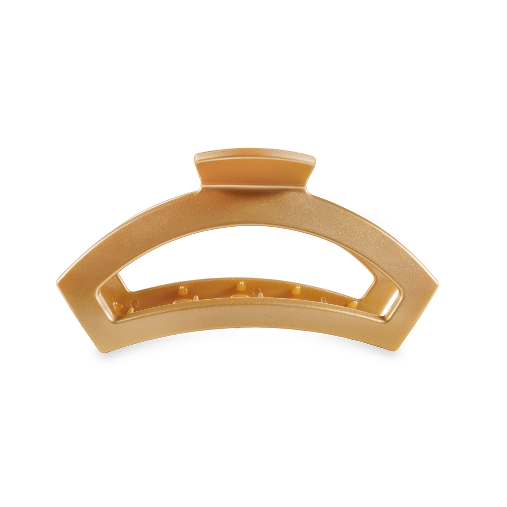 TELETIES - Open Hair Clip | Medium | Champagne Toast