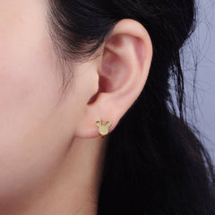 14K Gold Filled Mickey Mouse Huggie Earrings