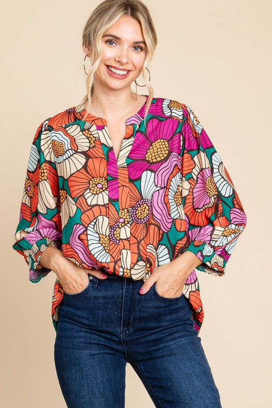 Wild Flower Blouse