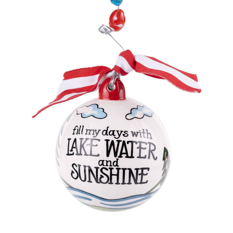 Lake Water and Sunshine Ornament