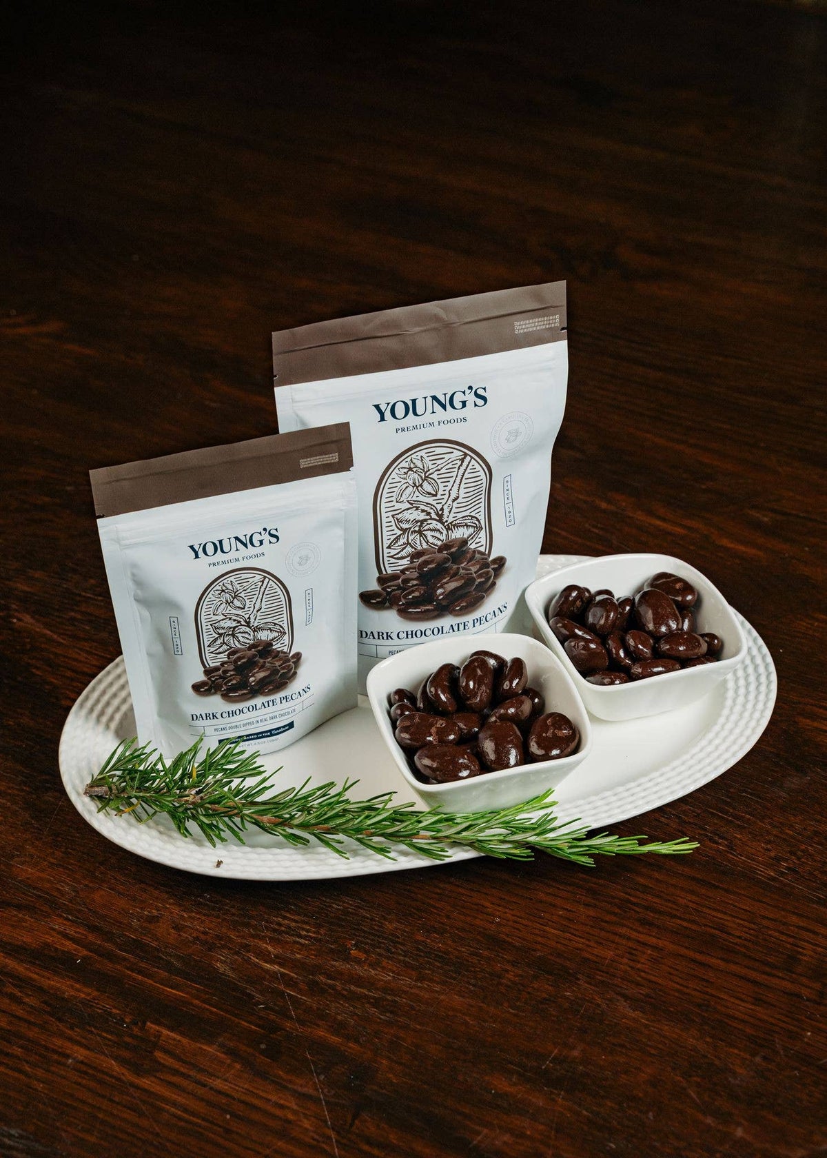 Young’s Double Dipped Dark Chocolate Pouches - 4.5oz
