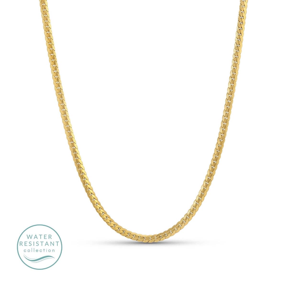 Herringbone Collar Necklace, Water-Resistant