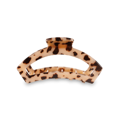 TELETIES - Open Hair Clip | Medium | Blonde Tortoise