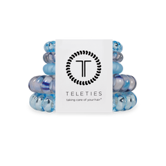 TELETIES - Spiral Hair Coils | Mix Pack | Blue Lagoon