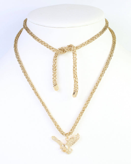 Corie Cord Necklace Eagle