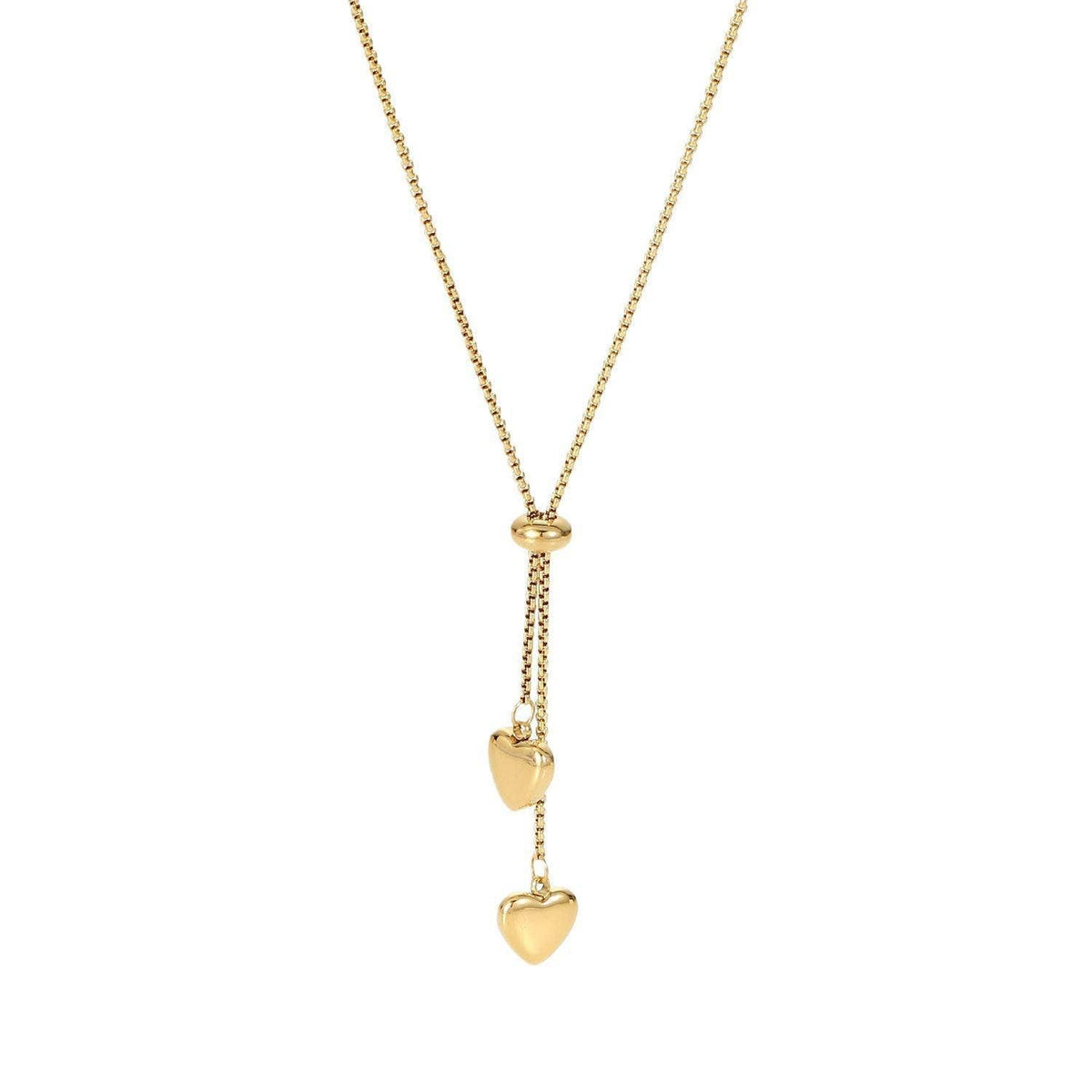 Minimalist Teardrop Pendant Titanium Steel Necklace