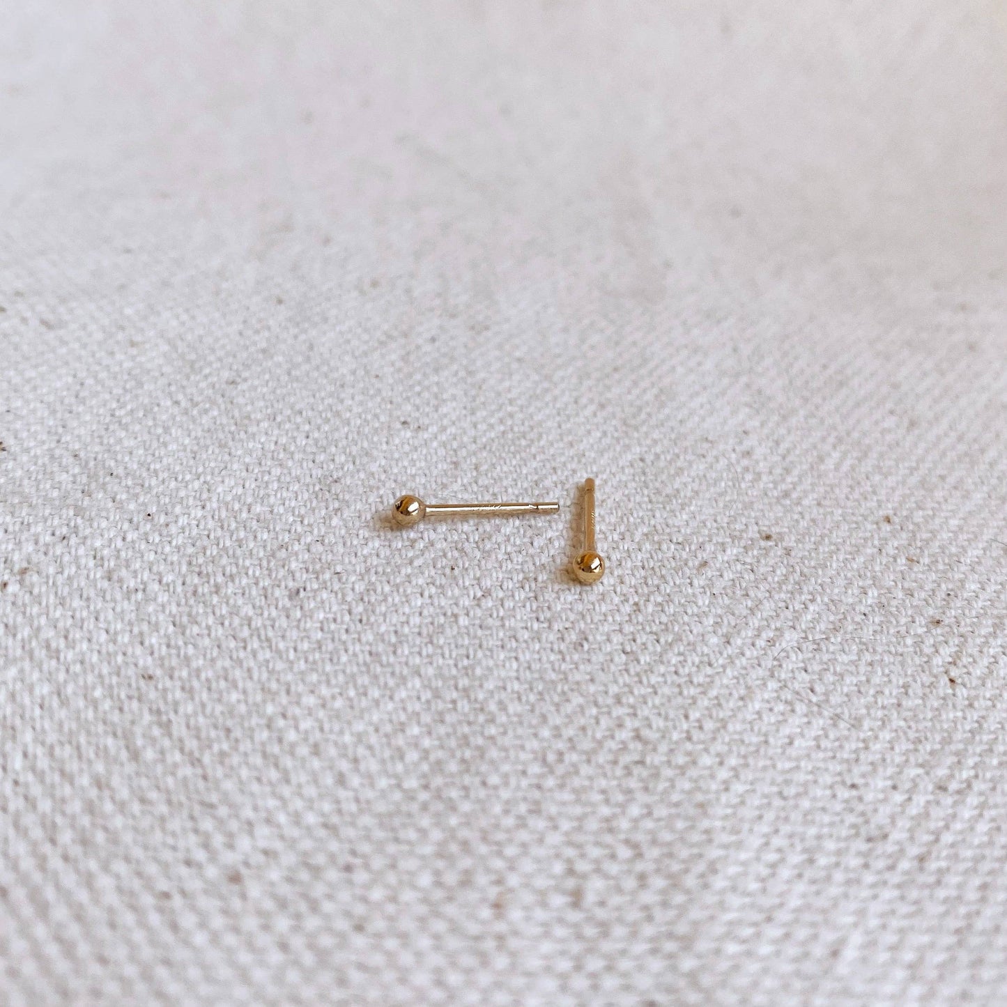 14k Gold Filled 2.0mm Ball Stud Earrings