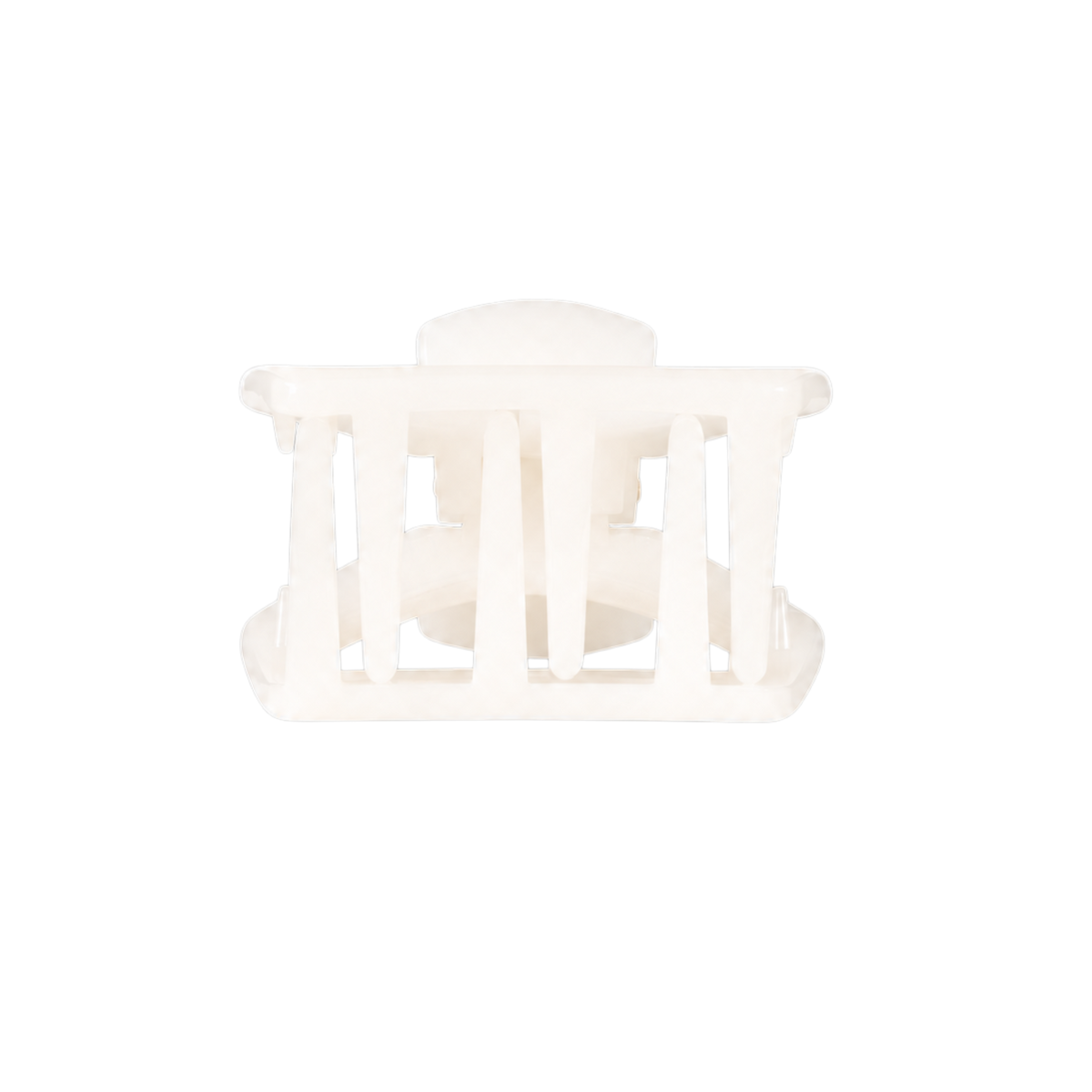 TELETIES - Open Coconut White | Petite | Hair Clip