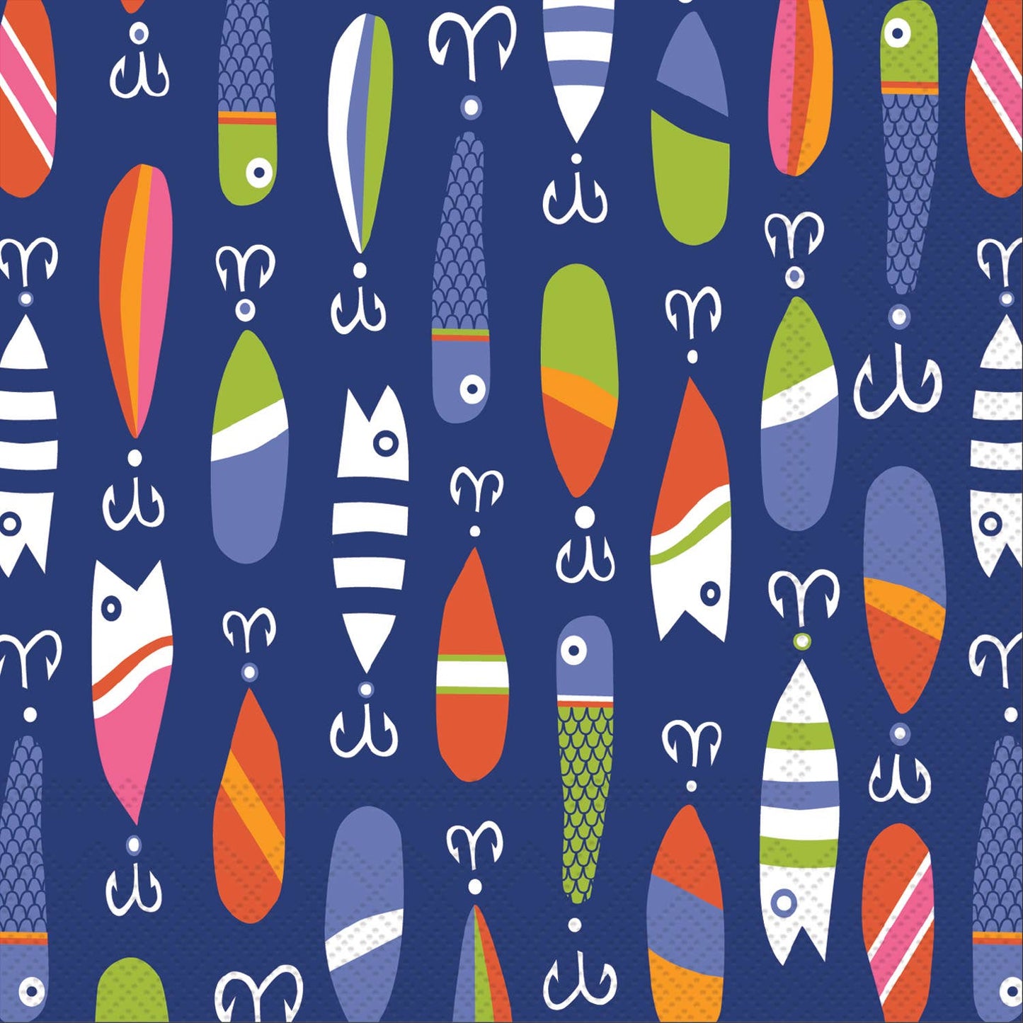 Lures Paper Cocktail Napkins