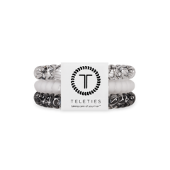TELETIES - Spiral Hair Coils | Small | Webbed Hair Ties