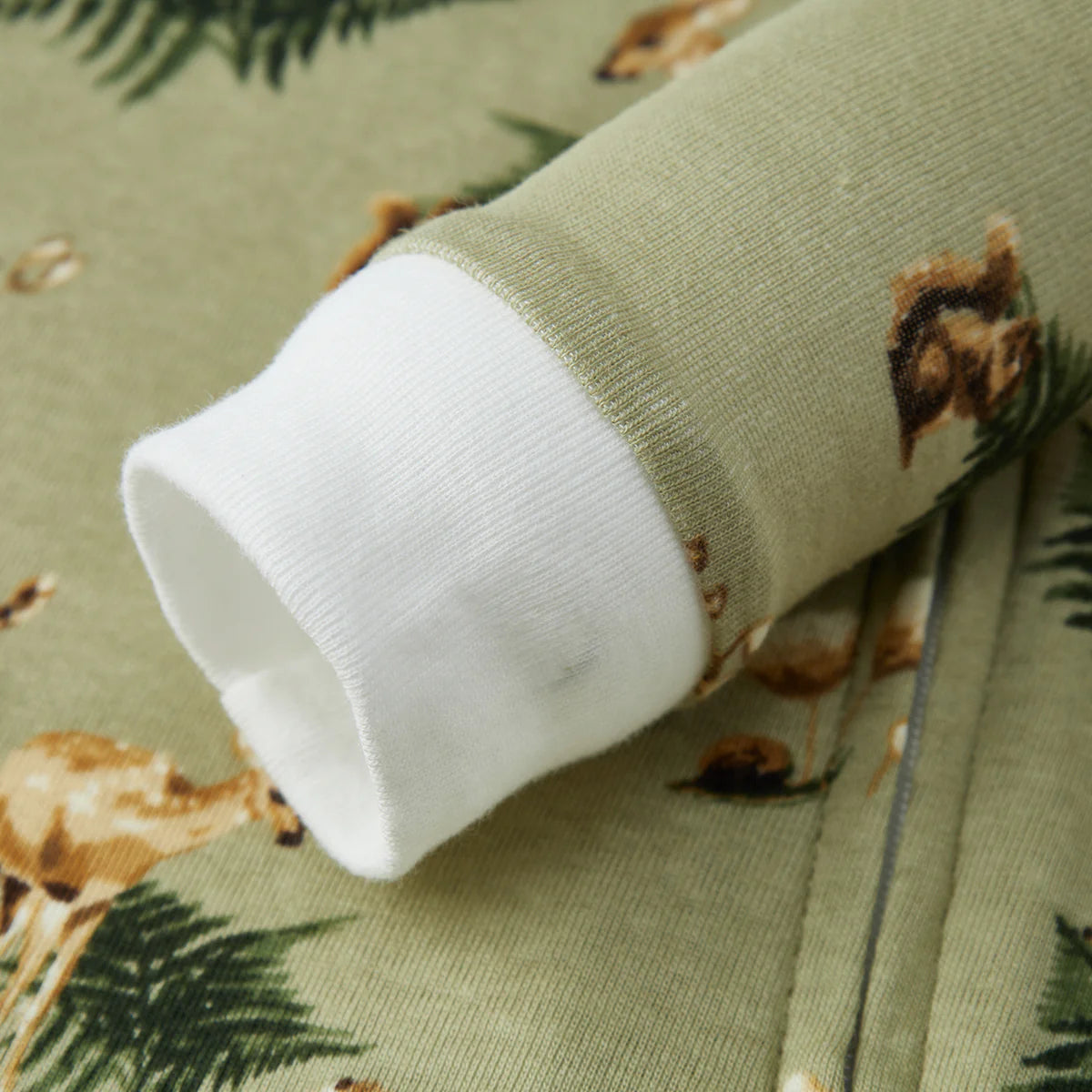 Forest Party Organic Cotton Zipper Pajama