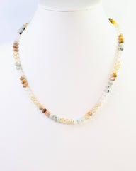 Ozark Beaded Stone Necklace Natural multi