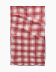 Fireside Plaid Red Tea Towel