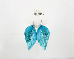 Leather Petal Earring 
