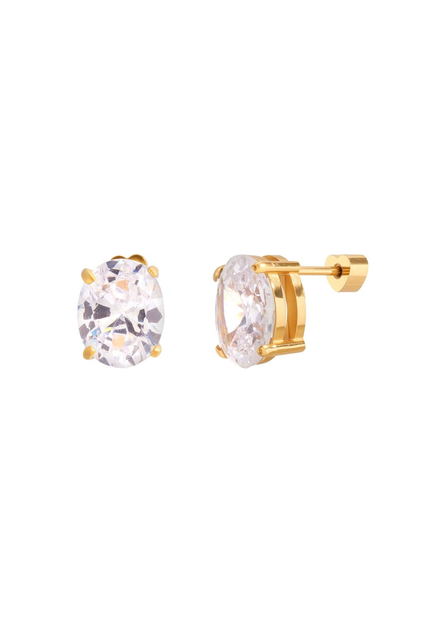 Hjane Jewels - Rachel Screw-Back Stud Earrings
