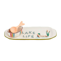Lake Life Tray And Dip Set