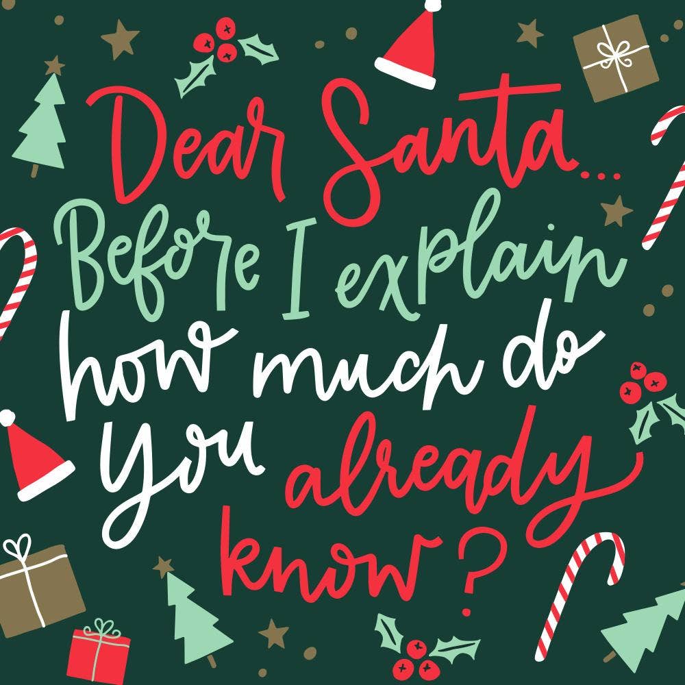 Christmas Funny Cocktail Napkins | How Much Do You Know