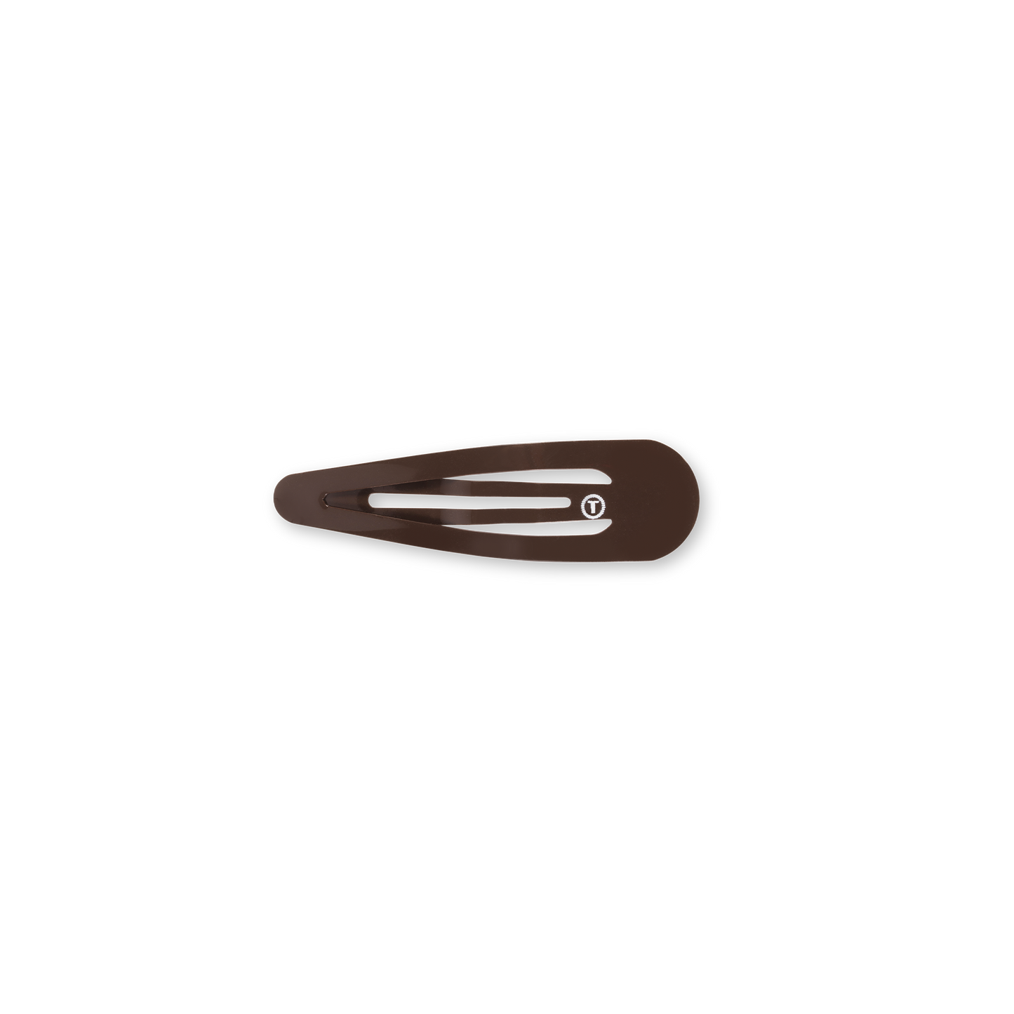 TELETIES - Snap Clip | Brown | 6 Count