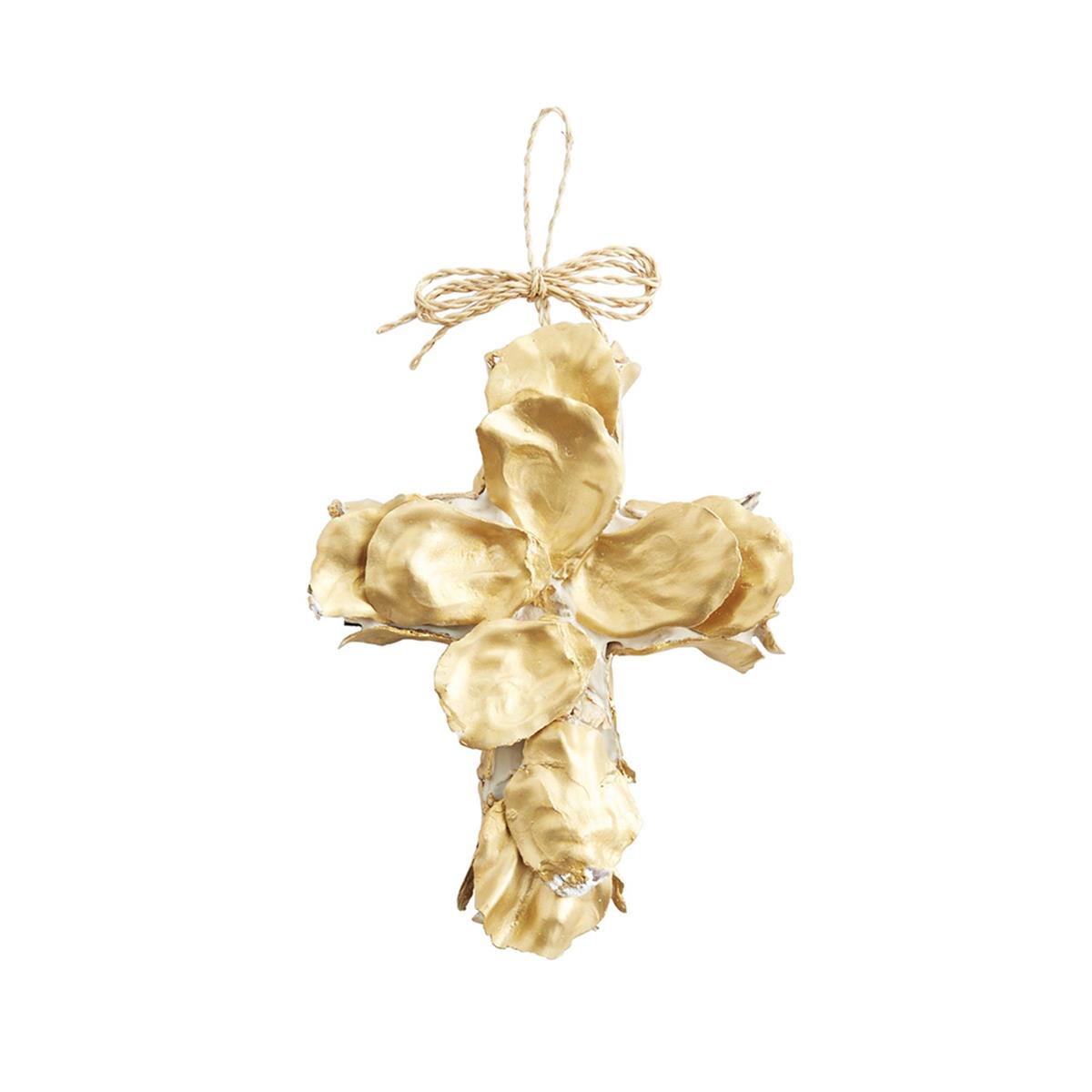 Oyster Cross Ornament