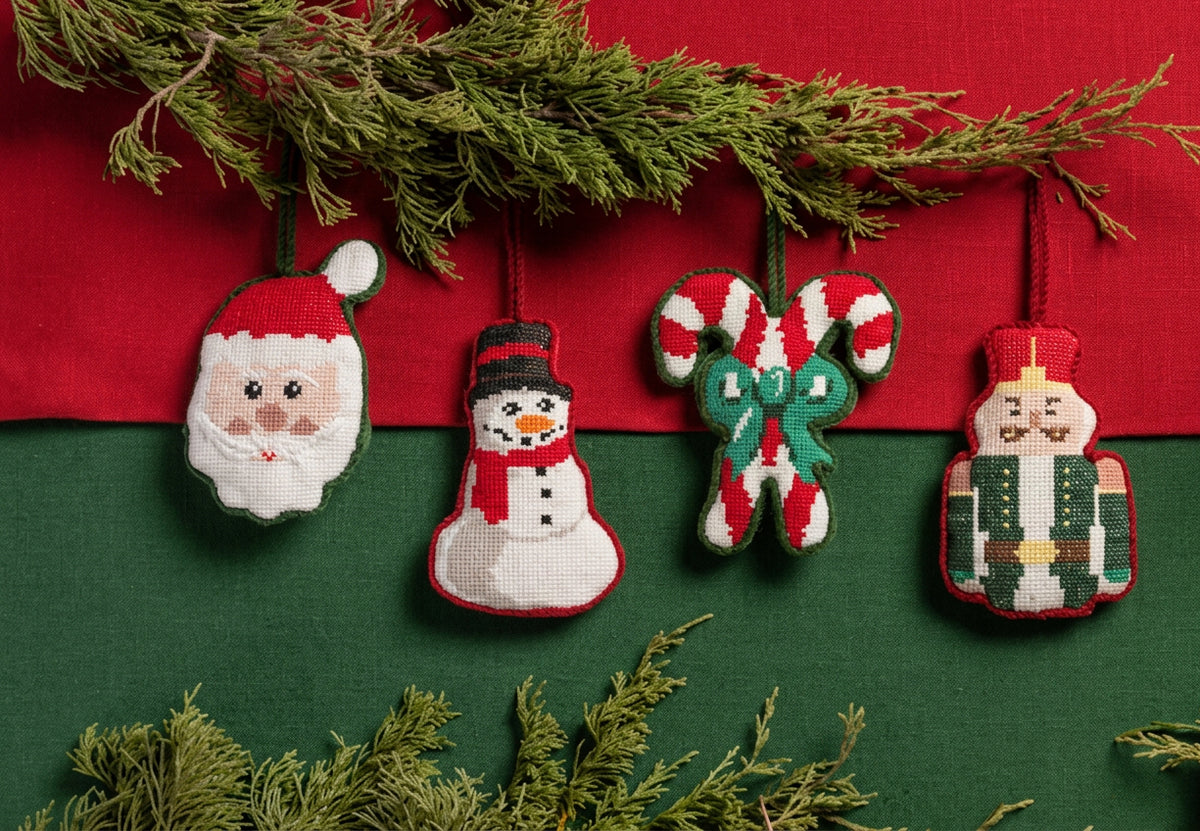 Needlepoint Christmas Ornaments