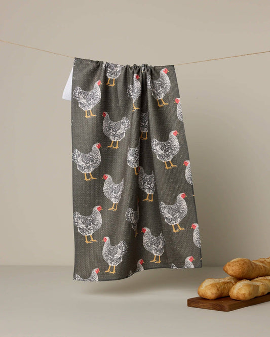 Geometry - Hen House Tea Towel