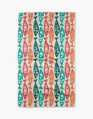 Geometry - Swedish Fish Tea Towel
