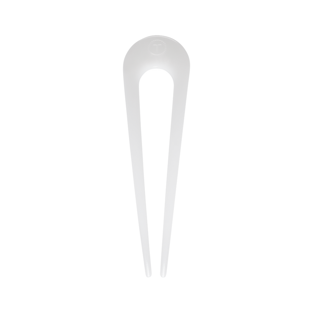TELETIES - French Hair Pin Coconut White