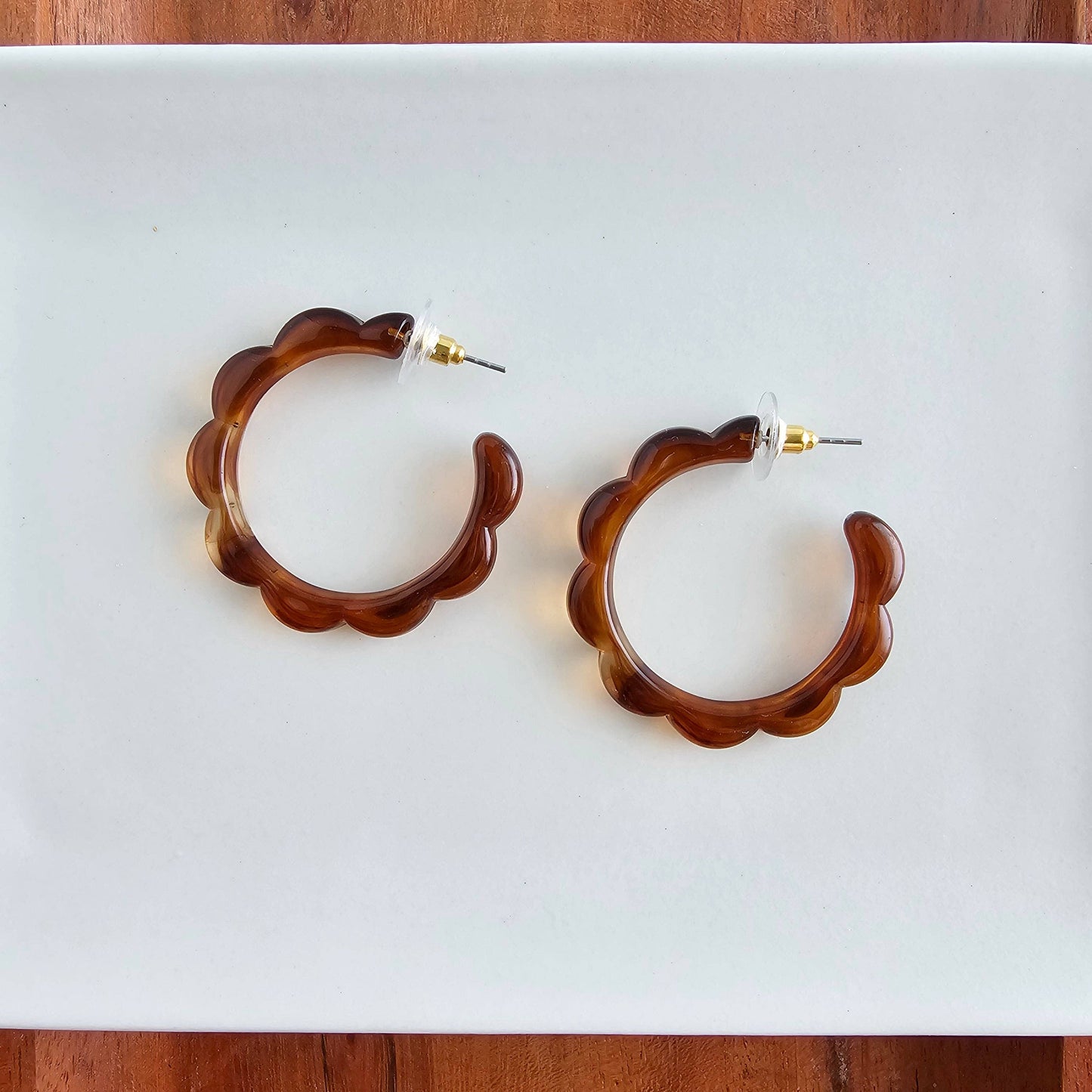 Amber Scarlett Hoops