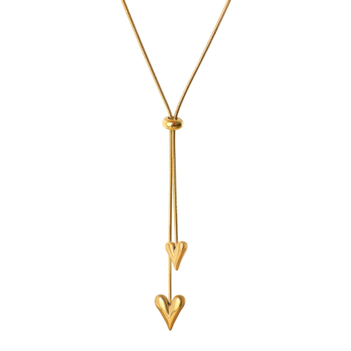 Minimalist Teardrop Pendant Titanium Steel Necklace