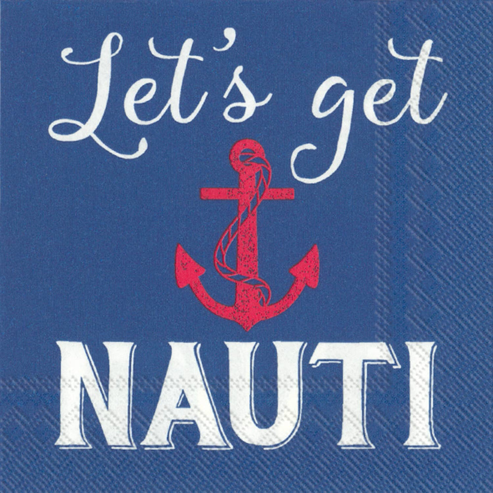 Lets Get Nauti Paper Cocktail Napkins