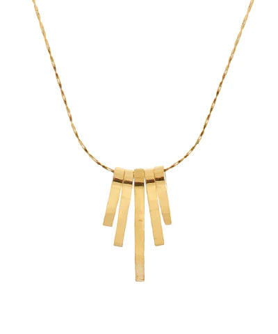 5 Bar Pendant Necklace