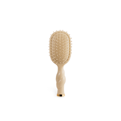 TELETIES - Mini Detangler Brush for Medium Hair - Tan