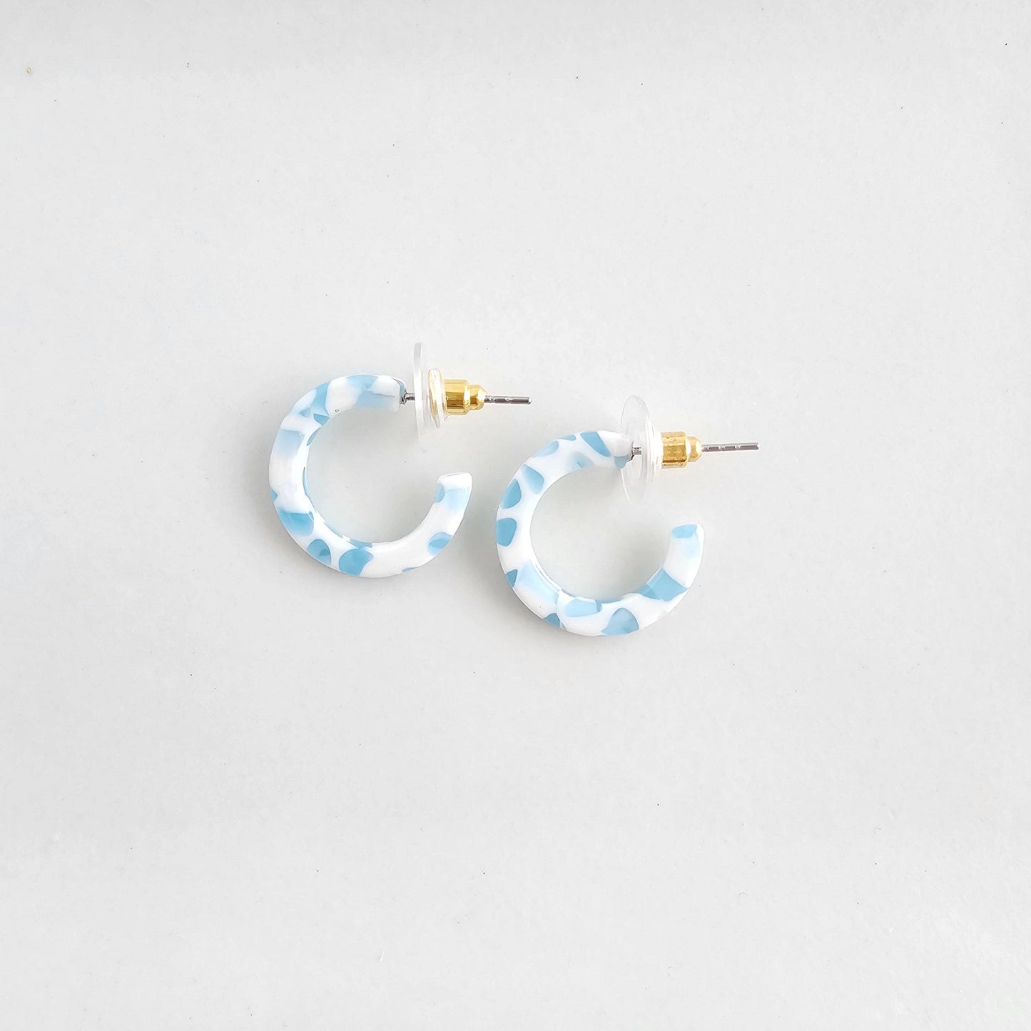 Micro Cam Mini Hoops - Pastel Blue