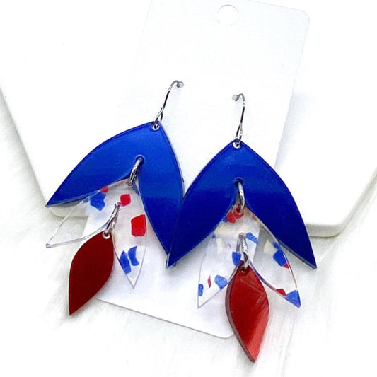 All-American Lilli Belle Acrylic Earrings