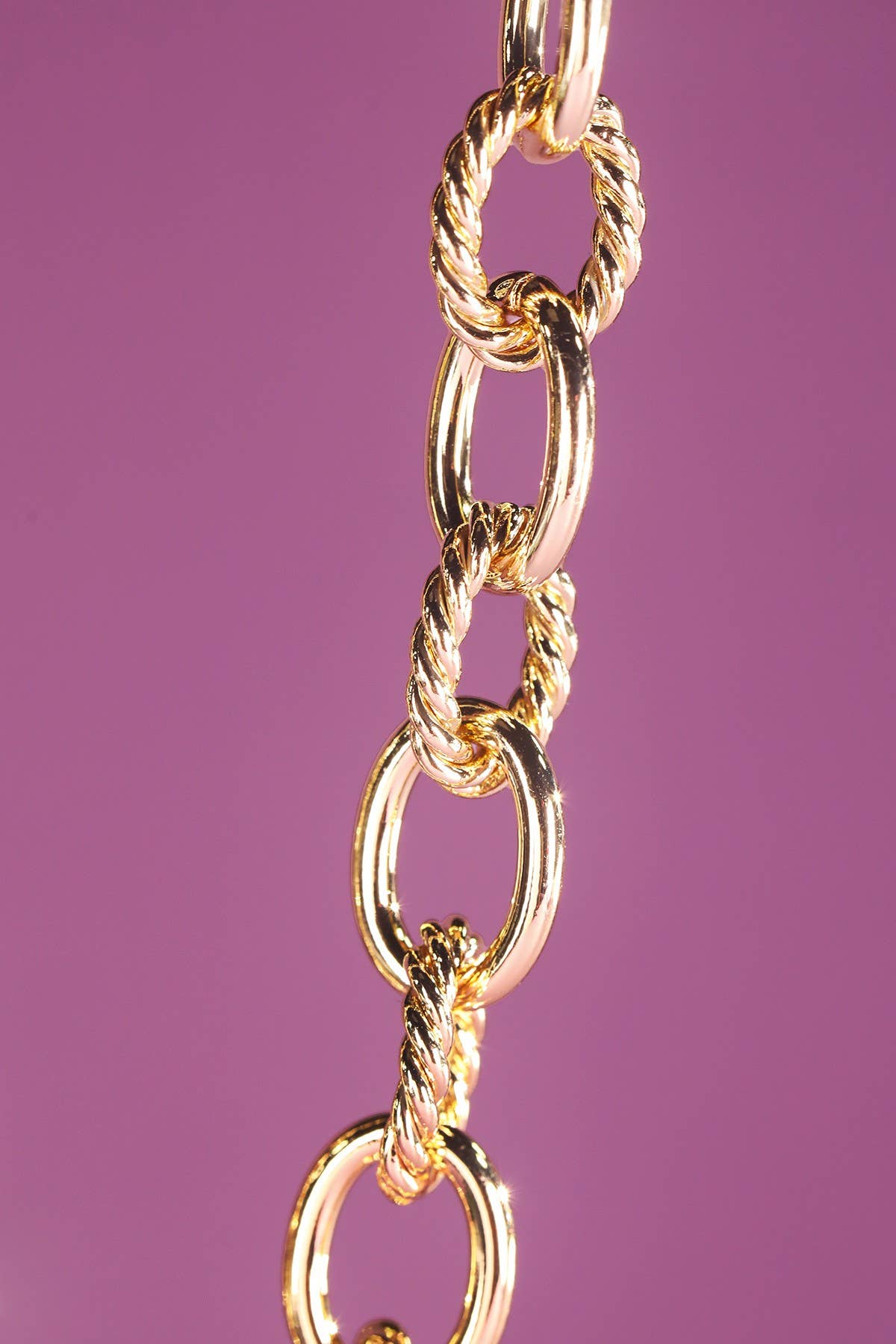 Ornate Cross Cable Chain Necklace