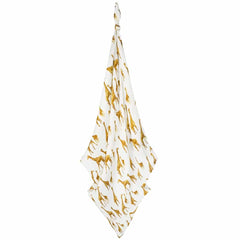 Giraffe Bamboo Muslin Swaddle Blanket