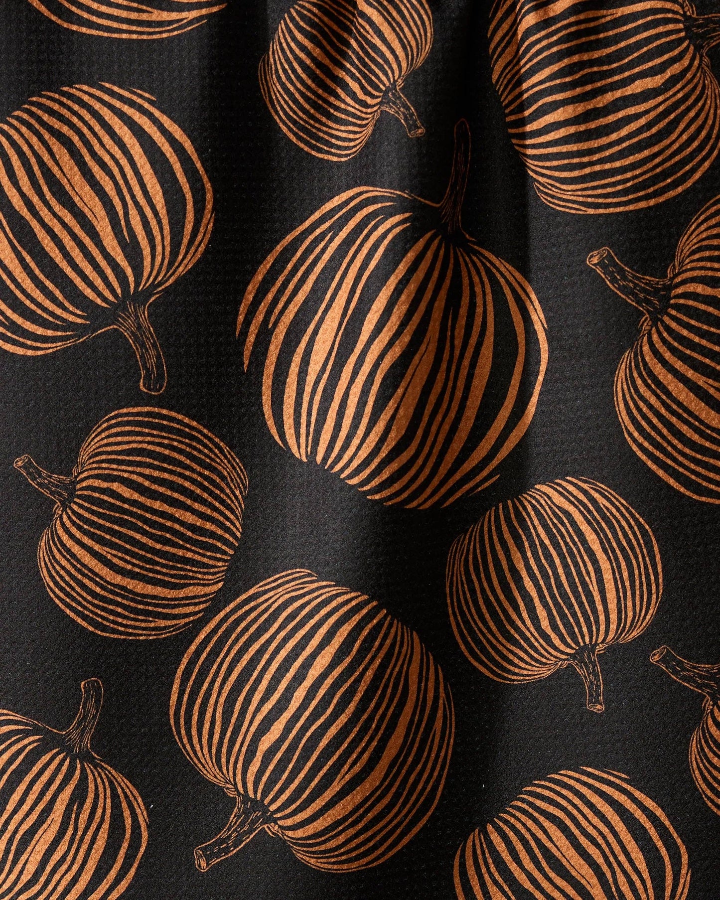 Geometry - Pumpkin Noir Tea Towel