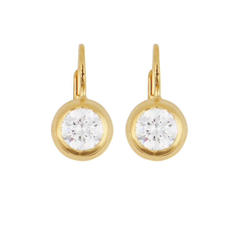 HART - Bezel Drop Earrings