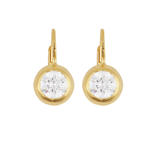 HART - Bezel Drop Earrings