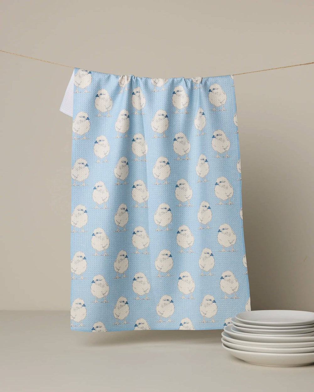 Geometry - Chickadee Tea Towel
