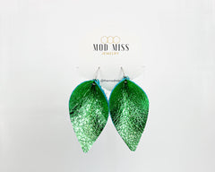 Leather Petal Earring 
