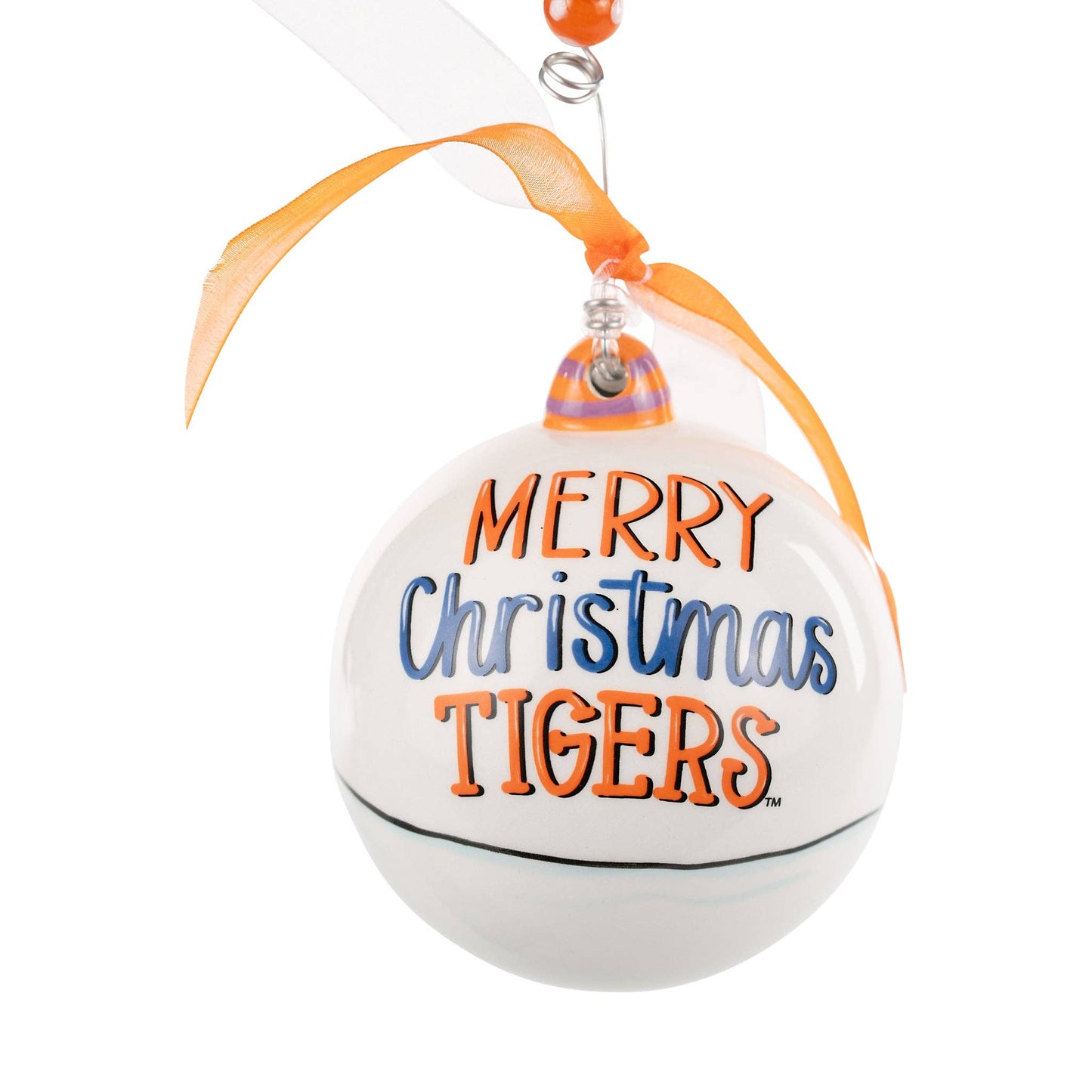 Glory Haus - Merry Christmas Clemson Santa Ornament
