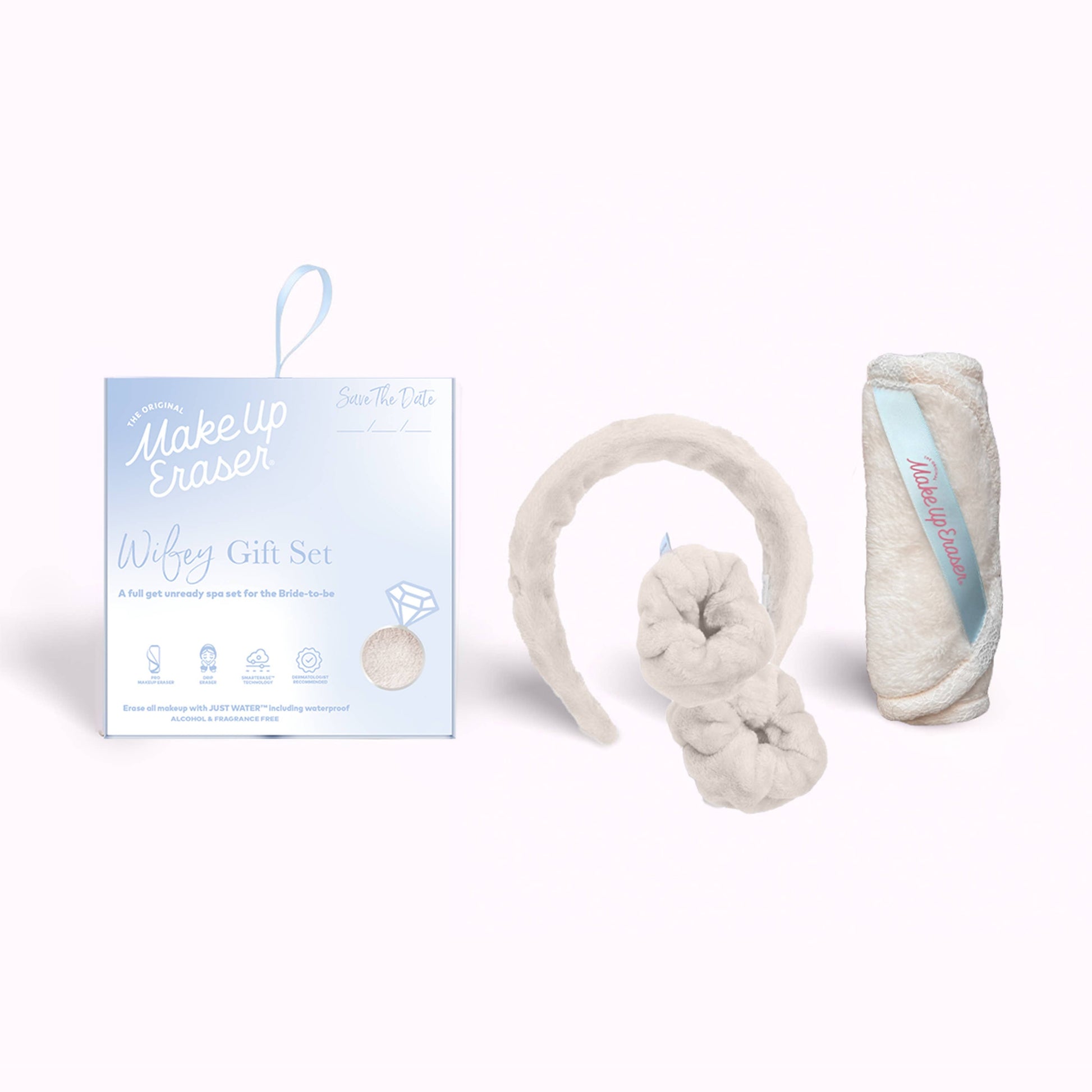 Dog toy set with packaging on a white background